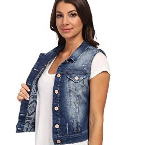 Mavi Jeans Denim Jodi Vest - Picture 2 of 8